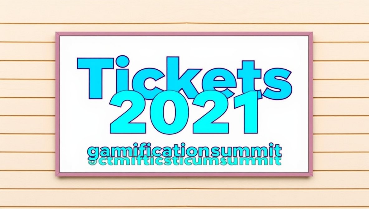 ticket 2021 websites for gamificationsummit