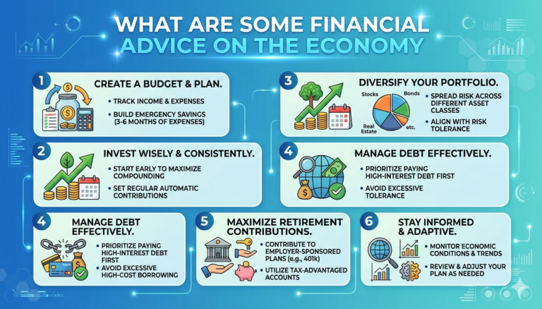 what are some financial advice ontpeconomy